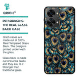 Peacock Feathers Glass case for OnePlus Nord 2T 5G