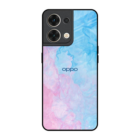 Mixed Watercolor Oppo Reno8 5G Glass Back Cover Online