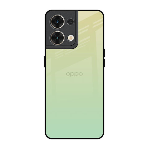 Mint Green Gradient Oppo Reno8 5G Glass Back Cover Online