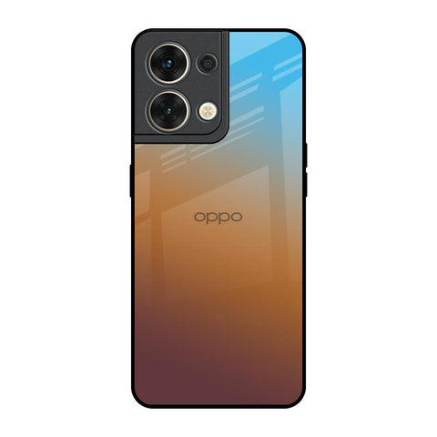 Rich Brown Oppo Reno8 5G Glass Back Cover Online