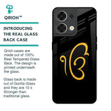 Luxury Fashion Initial Glass Case for Oppo Reno8 5G