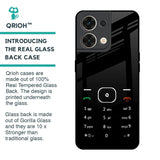 Classic Keypad Pattern Glass Case for Oppo Reno8 5G