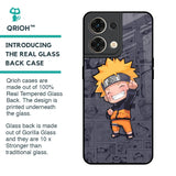 Orange Chubby Glass Case for Oppo Reno8 5G