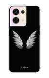 White Angel Wings Oppo Reno8 5G Back Cover