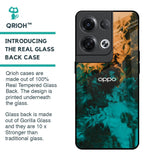 Watercolor Wave Glass Case for Oppo Reno8 Pro 5G