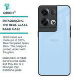 Pastel Sky Blue Glass Case for Oppo Reno8 Pro 5G