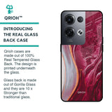 Crimson Ruby Glass Case for Oppo Reno8 Pro 5G