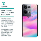 Colorful Waves Glass case for Oppo Reno8 Pro 5G