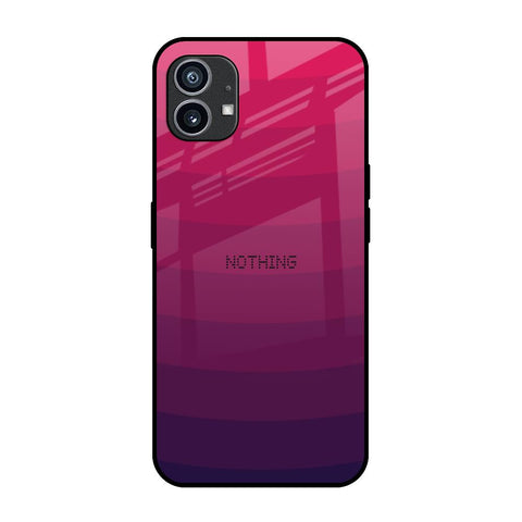 Wavy Pink Pattern Nothing Phone 1 Glass Back Cover Online