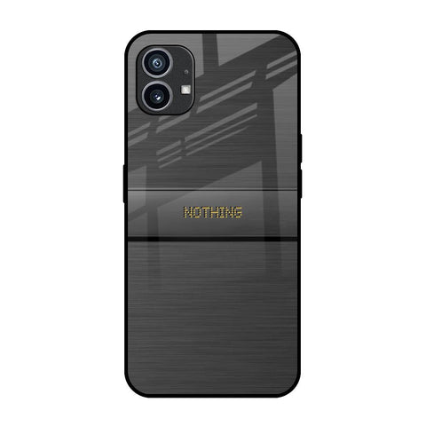 Grey Metallic Glass Nothing Phone 1 Glass Back Cover Online