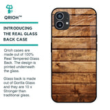 Wooden Planks Glass Case for Nothing Phone 1