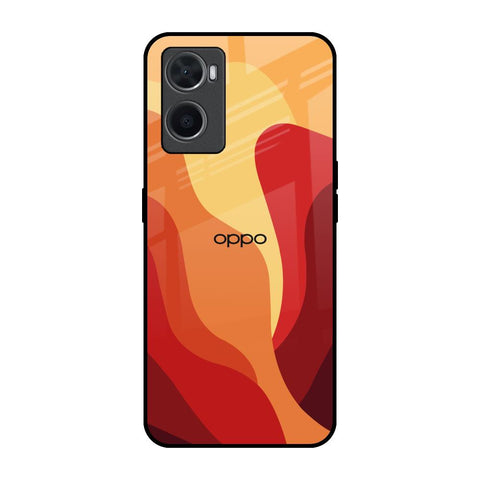 Magma Color Pattern Oppo A36 Glass Back Cover Online