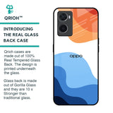 Wavy Color Pattern Glass Case for Oppo A36