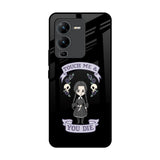 Touch Me & You Die Vivo V25 Pro Glass Back Cover Online