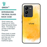 Rustic Orange Glass Case for Vivo V25 Pro