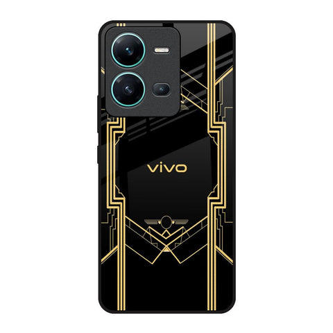Sacred Logo Vivo V25 Glass Back Cover Online