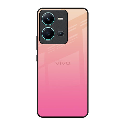Pastel Pink Gradient Vivo V25 Glass Back Cover Online