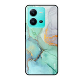 Green Marble Vivo V25 Glass Cases & Covers Online