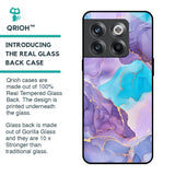 Alcohol ink Marble Glass Case for OnePlus 10T 5G