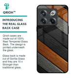 Tri Color Wood Glass Case for OnePlus 10T 5G