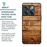 Wooden Planks Glass Case for OnePlus 10T 5G