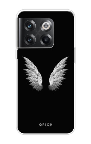 White Angel Wings OnePlus 10T 5G Back Cover