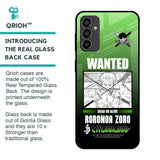 Zoro Wanted Glass Case for Samsung Galaxy M13