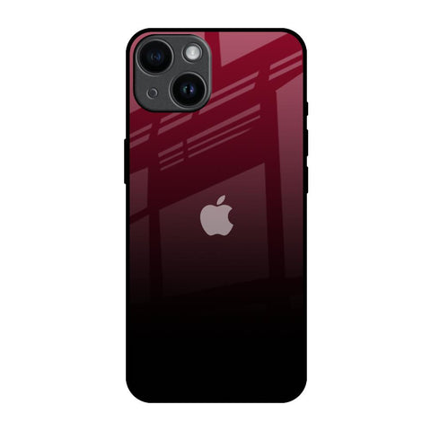 Wine Red iPhone 14 Glass Back Cover Online