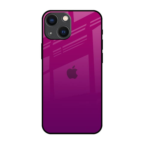 Magenta Gradient iPhone 14 Plus Glass Back Cover Online