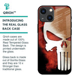 Red Skull Glass Case for iPhone 14 Plus