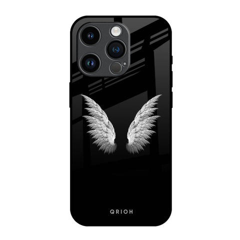 White Angel Wings iPhone 14 Pro Glass Back Cover Online