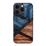 Wooden Tiles iPhone 14 Pro Glass Back Cover Online