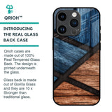 Wooden Tiles Glass Case for iPhone 14 Pro