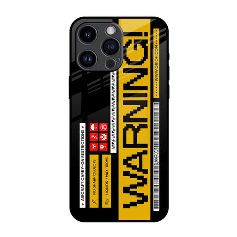 Aircraft Warning iPhone 14 Pro Max Glass Back Cover Online