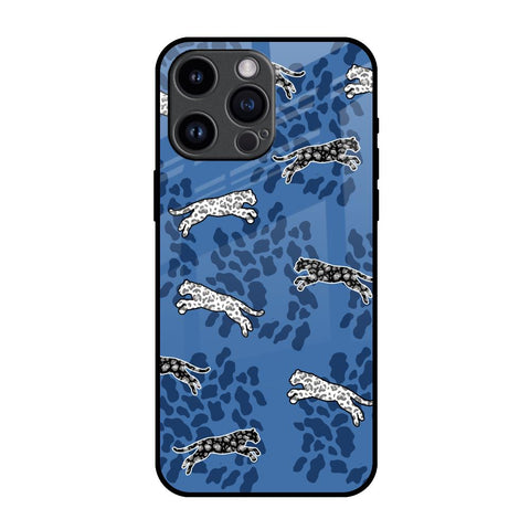 Blue Cheetah iPhone 14 Pro Max Glass Back Cover Online