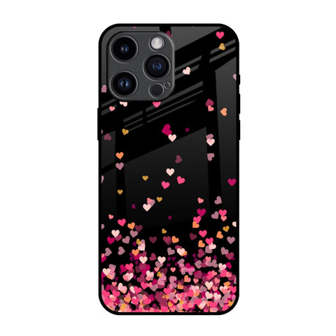 Heart Rain Fall iPhone 14 Pro Max Glass Back Cover Online