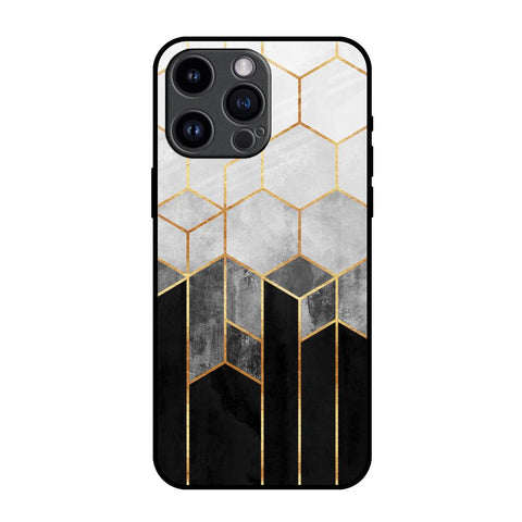 Tricolor Pattern iPhone 14 Pro Max Glass Back Cover Online