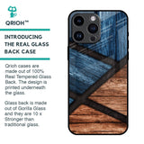 Wooden Tiles Glass Case for iPhone 14 Pro Max