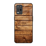 Wooden Planks Realme 9 5G Glass Back Cover Online