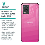 Pink Ribbon Caddy Glass Case for Realme 9 5G