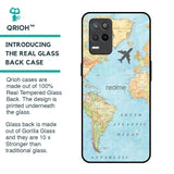 Fly Around The World Glass Case for Realme 9 5G