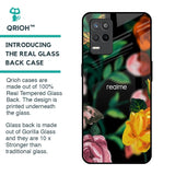 Flowers & Butterfly Glass Case for Realme 9 5G
