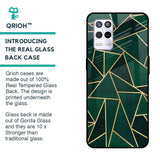 Abstract Green Glass Case For Realme 9 5G