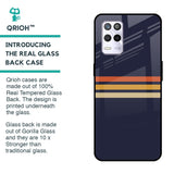 Tricolor Stripes Glass Case For Realme 9 5G