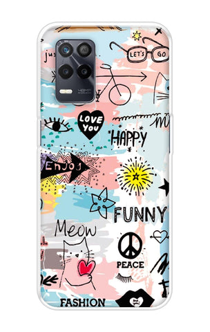 Happy Doodle Realme 9 5G Back Cover
