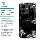 Zealand Fern Design Glass Case For Vivo Y22