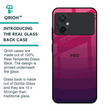 Wavy Pink Pattern Glass Case for Poco M5