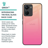 Pastel Pink Gradient Glass Case For Vivo Y16