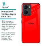 Blood Red Glass Case for Vivo Y16