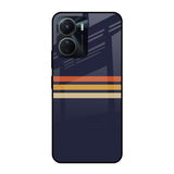 Tricolor Stripes Vivo Y16 Glass Cases & Covers Online